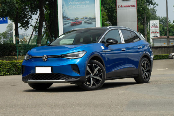 Elektroauto-Schwarz-Innenzweite Handautos VW ID.4 CROZZ EV